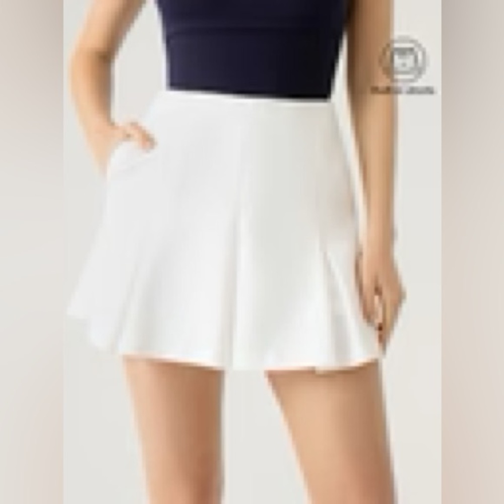 Pleated Mini Skort